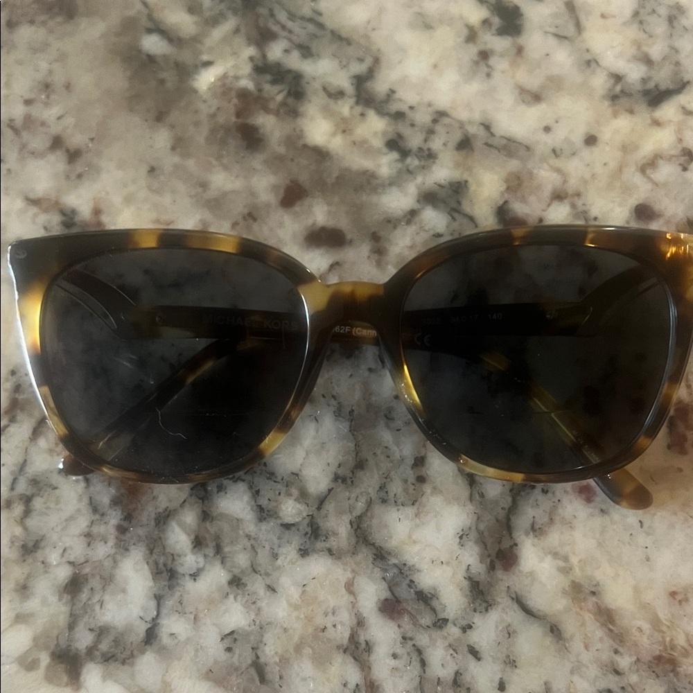 Michael Kors Brown Tortoise Prescription Sunglasses.